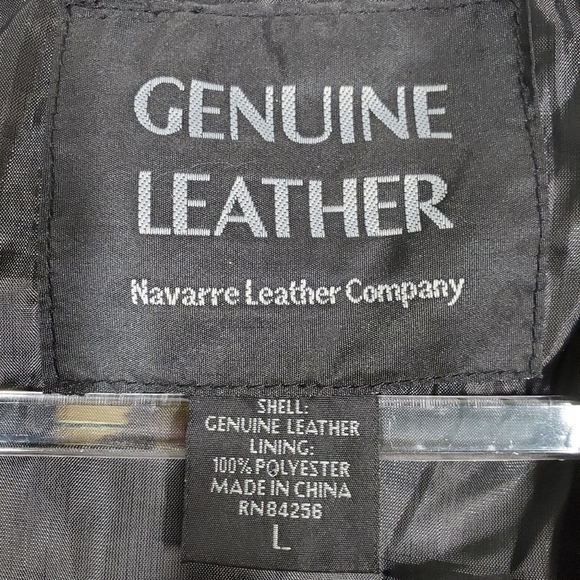 NAVARRE GENUINE LEATHER VEST - Picture 3 of 6